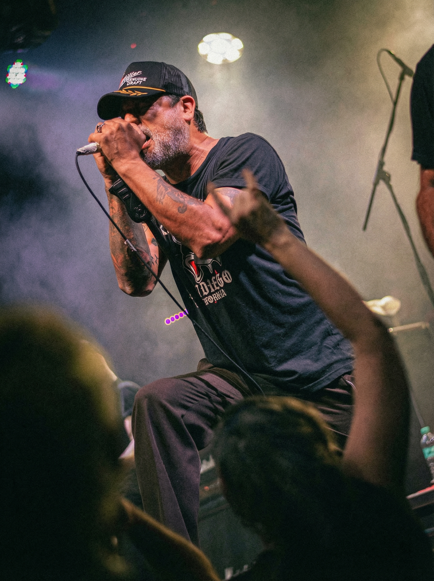 Woman on horse in countryside